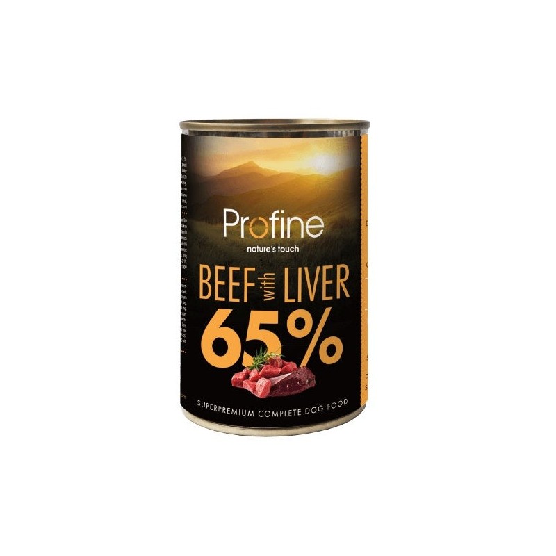 Profine konserv Beef with Liver koertele 400g