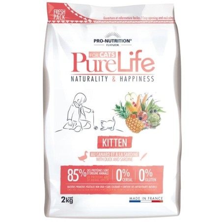 Pure Life Cat Kitten Pardiliha ja Sardiinidega Kassipoegadele 4kg (2x2kg)
