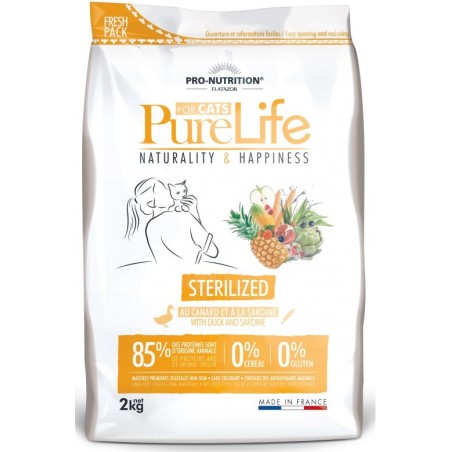Pure Life Cat Pardiliha ja Sardiinidega Steriliseeritud Kassidele 8kg 4x2kg