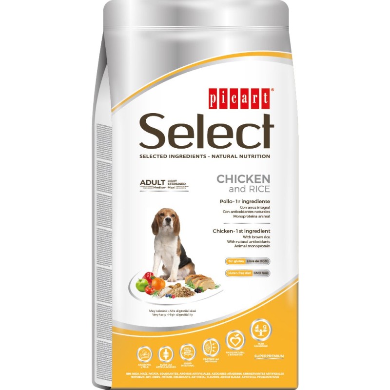 Select Adult Sterilized Chicken and Rice koeratoit 3kg