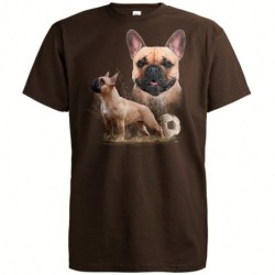 T-särk Prantsuse Bulldog suurus L