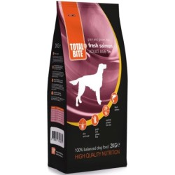 Total Bite Dog Fresh Salmon teraviljavaba lõhega koeratoit 2kg
